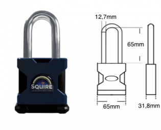 SQUIRE PADLOCK STRONGHOLD SS65/2,5