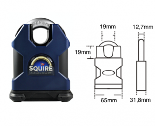 SQUIRE PADLOCK STRONGHOLD SS65CS
