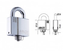 ABLOY PROTEC 2 PADLOCK PLM350/25 (SWP)  WITH REMOVABLE SHACKLE 