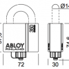 ABLOY PROTEC 2 PADLOCK PLM350/25 (SWP) (3)