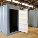 10FT conteneur d'entreposage avec porte (3)
