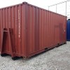 20ft 2dehands container op slede (2)