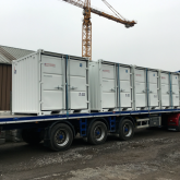 Witte 8FT opslagcontainer (4)