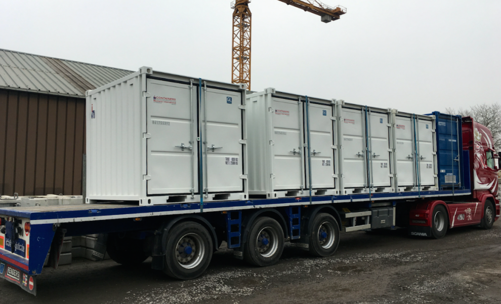 Witte 8FT opslagcontainer (4)
