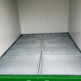 Isolierter 10FT Lagercontainer mit Gitterboden (6)