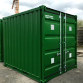 Insulated 10FT storage container with grid floor (1)