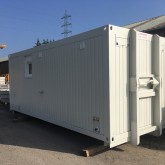 20ft Sanitaire container op slede (4)