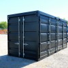 20FT open side container met terrascontainer en trap (4)