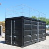 20FT open side container met terrascontainer en trap (3)