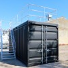 20FT open side container met terrascontainer en trap (7)
