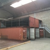 40FT coupled shipping containers with stairs (5)