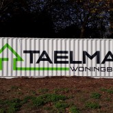Used 40ft shipping container with logo (1)