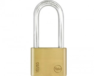 YALE ESSENTIAL PADLOCK 50MM WITH LONG SHACKLE