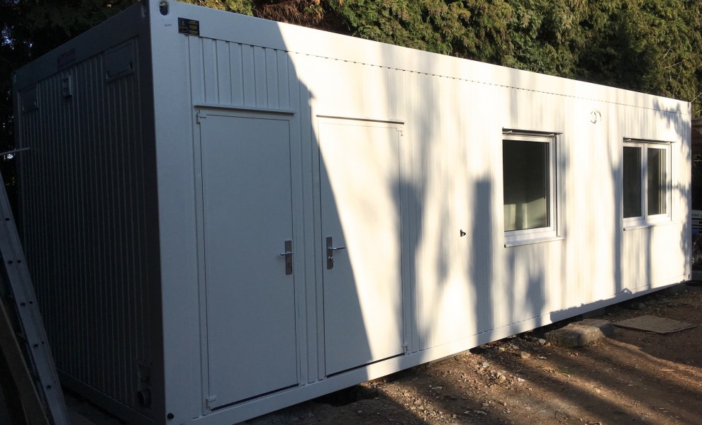 9m Office container with toilet and kitchenette