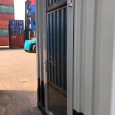 20ft High Cube container geschilderd in 2 kleuren