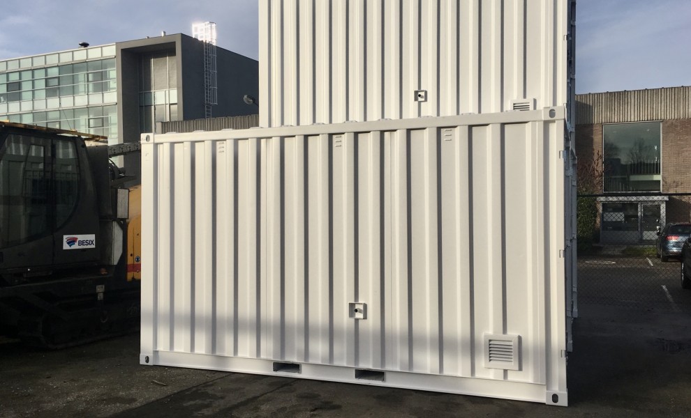 15-Fuß-Container mit Ausrüstung
