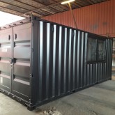 20ft black garden shed container