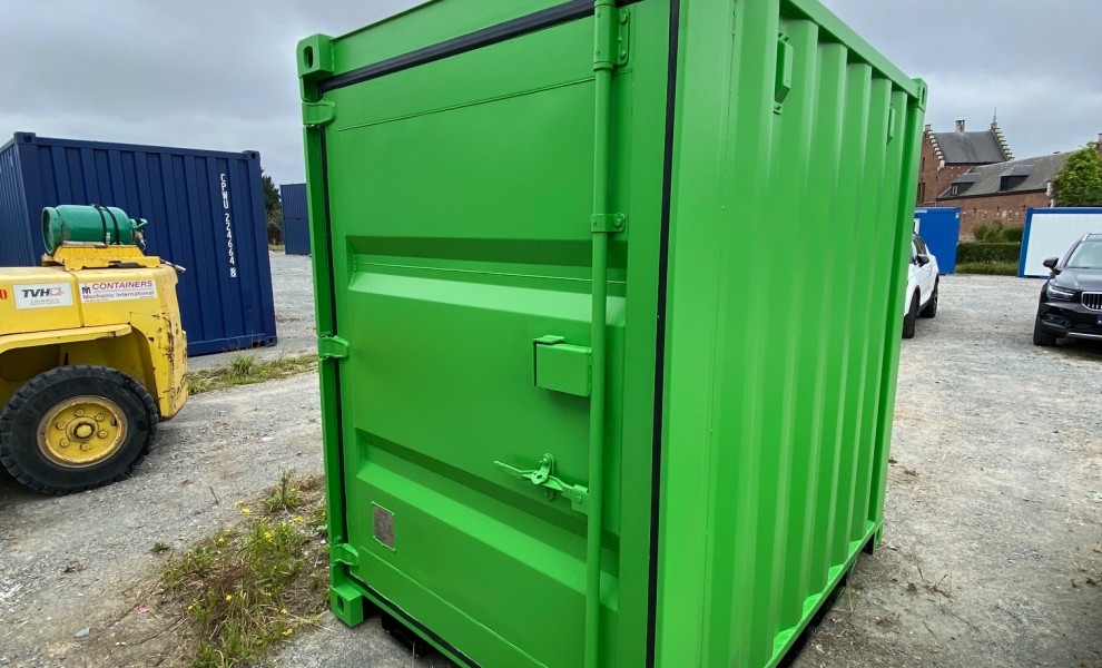 5ft green storage container