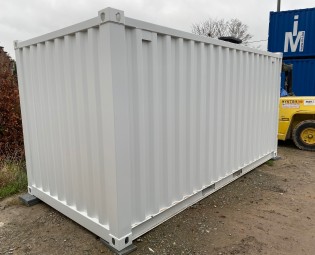 White 15ft storage container ral 9010