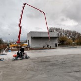 Construction site March 19th 2021: concreting the car park