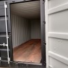 Erste reise 20ft offener seite seecontainer in schwarz
