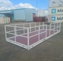 20ft Terrascontainer in wit