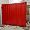 New 10ft storage container in Ral 3000 Red