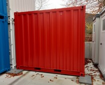 Neue 10ft Lagercontainer in Ral 3000 Roth