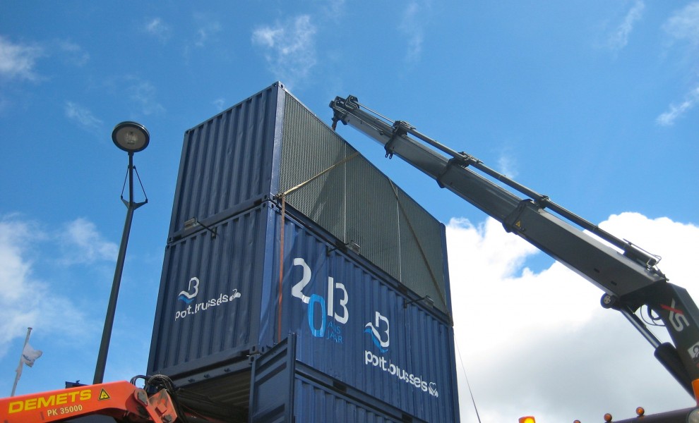 Stacked shipping containers (7)