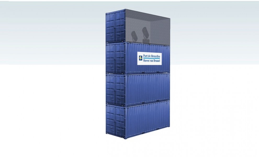 Stacked shipping containers (9)