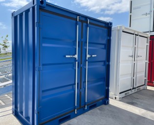 NEW 4FT STORAGE CONTAINER BLUE