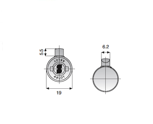 Dimensions Abloy cilinder CL290N