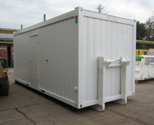 NIEUWE 20FT BUREELCONTAINER MET SLEDE (CTX) (2)