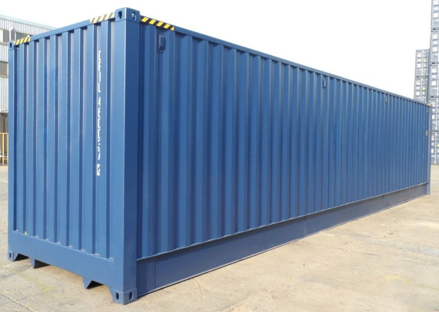 40 high cube. Open Side контейнер 40. Морской контейнер 40ft High Cub вид сбоку. 40 Ft Container Sides open. Контейнер алюминий 40 ФТ.