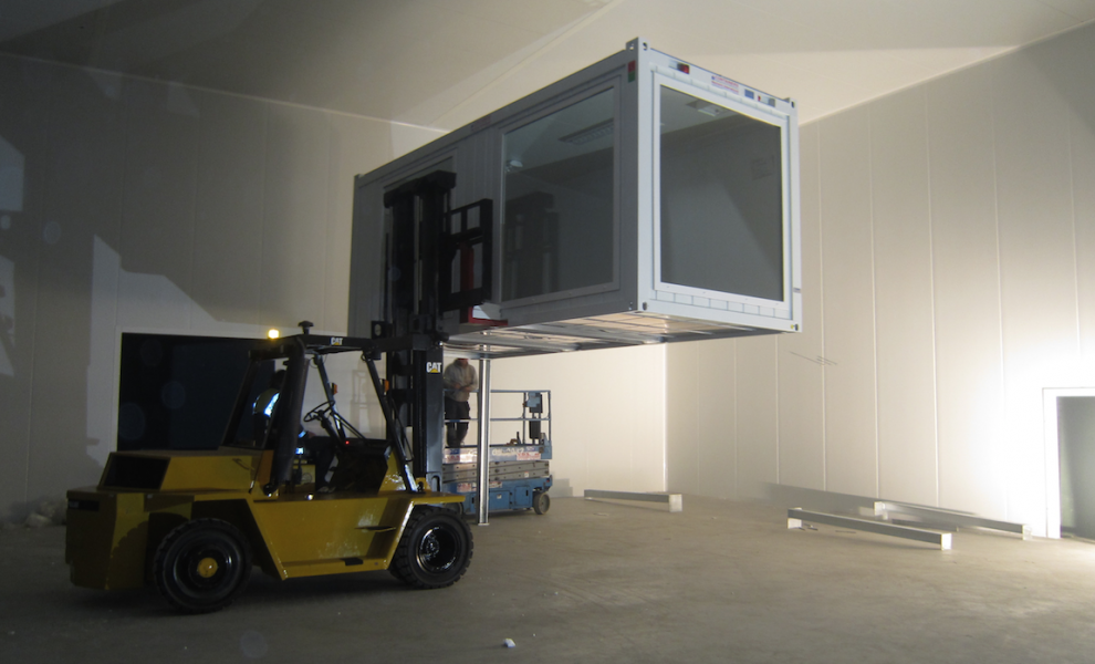 Bürocontainer mit Treppe (3)