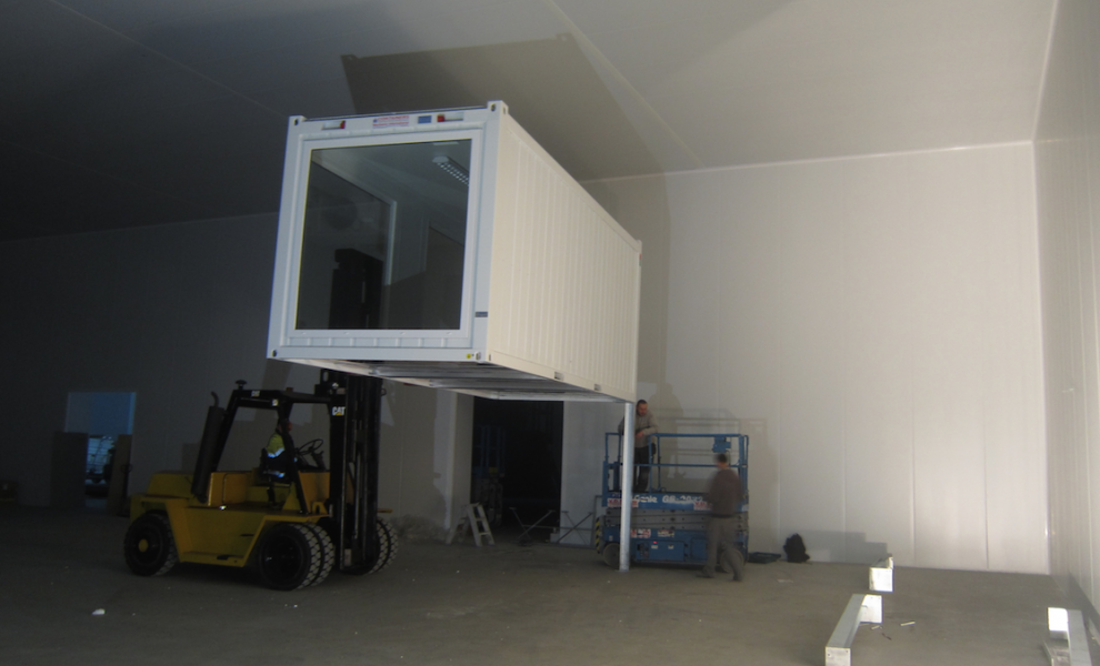 Bürocontainer mit Treppe (4)