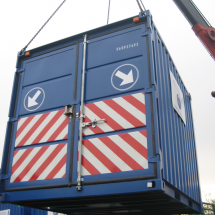 Ingerichte container (1)