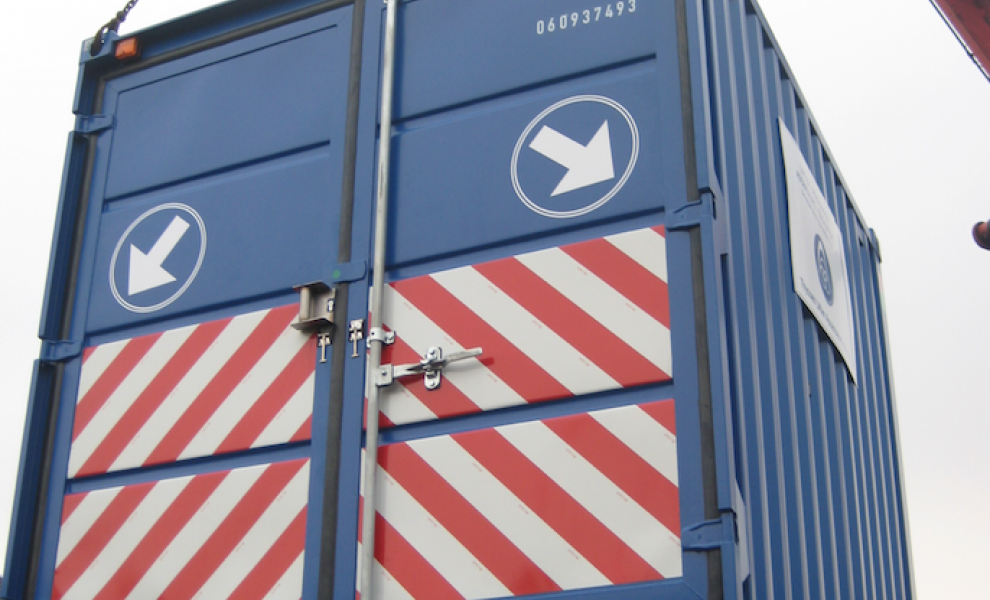 Lagercontainer eingerichtet (1)