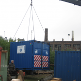 Lagercontainer eingerichtet (4)