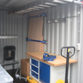 Lagercontainer eingerichtet (5)