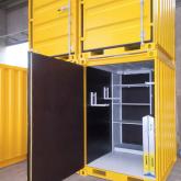 Kleine Ingerichte containers (3)