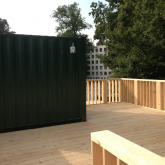 Gekoppelde zeecontainers (5)