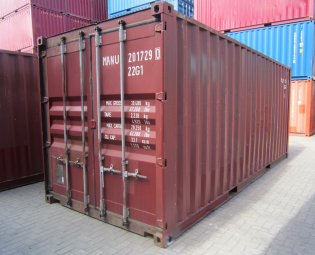 20ft Seecontainer Kwalitat A Rothbraun