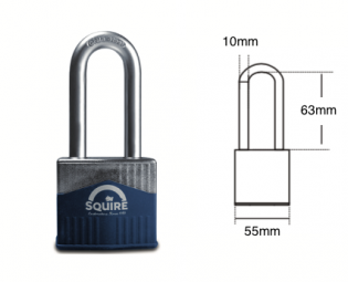 SQUIRE WARRIOR 55/2,5 VORHANGSCHLOSS (1)