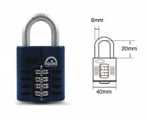 SQUIRE CP40 KOMBINATION VORHÄNGSCHLOSS