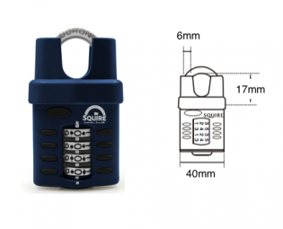 SQUIRE CP40CS CADENAS À COMBINAISON