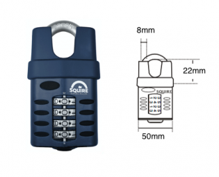 SQUIRE CP50CS CADENAS À COMBINAISON