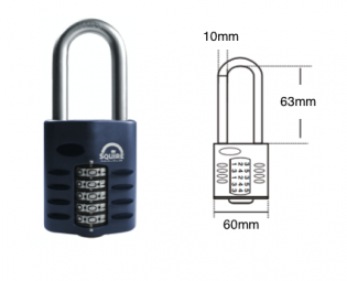 SQUIRE CP60/2.5 CADENAS À COMBINAISON (1)