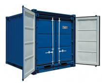 SET VAN 1 X 8FT+ 1 X 10FT OPSLAGCONTAINERS