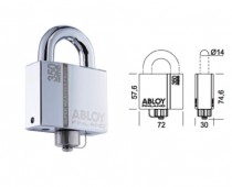 ABLOY PROTEC 2 VORHÄNGSCHLOSS PLM350/25 (SWP) ABNEHMBARER BUGEL